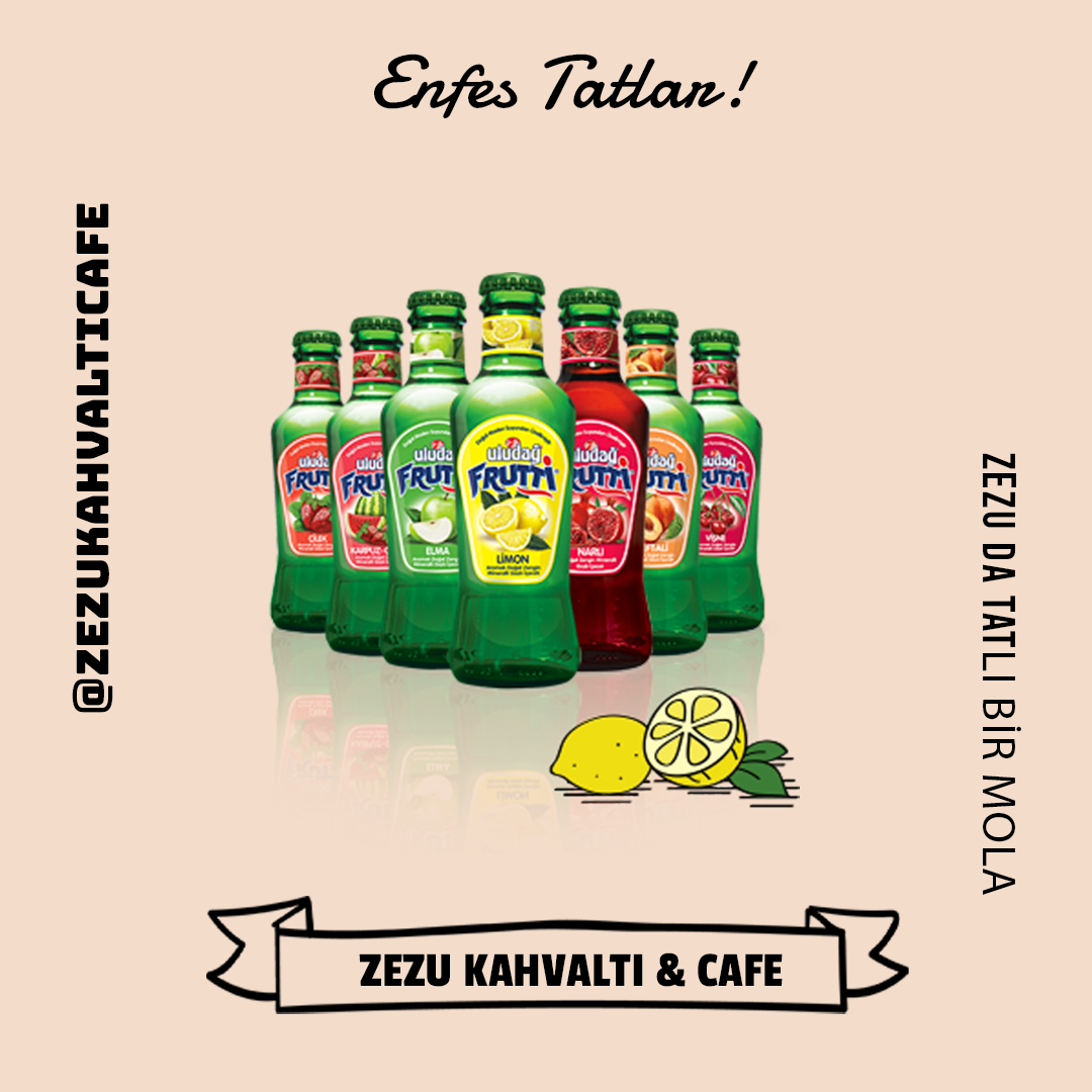 Meyveli Soda (Limon, Elma, Karadut)